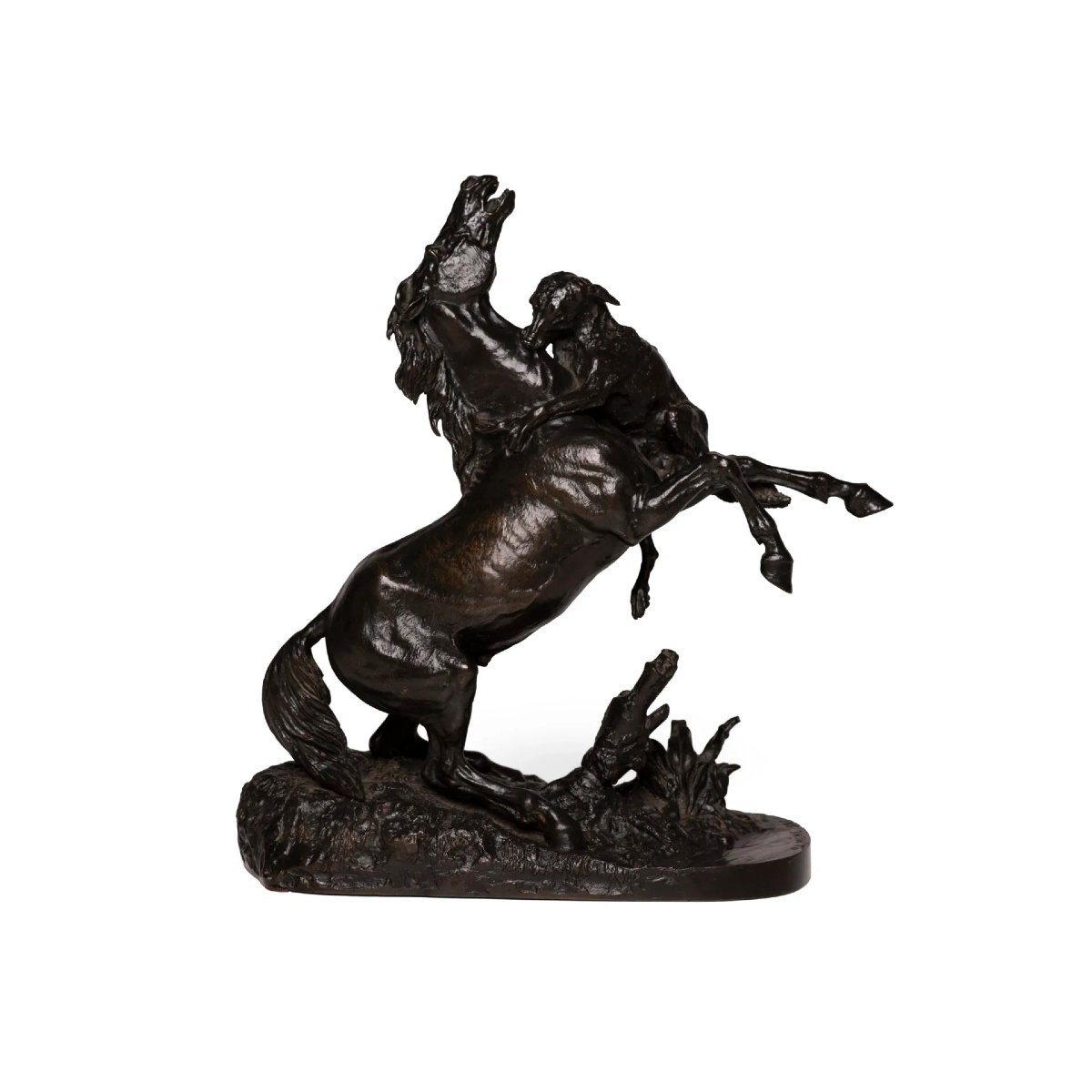 The Wolf Fighting The Stallion | Pierre Jules Mêne | 1810–1979