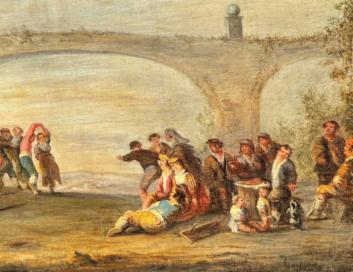 Village Festival With Revelers In Front Of An Inn | Cornelis De Wael | 1592–1667 |-photo-2
