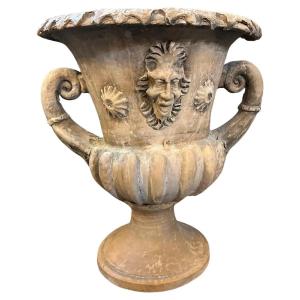 Vase De Cratère Italien Néo Classique En Terre Cuite Des Années 1900
