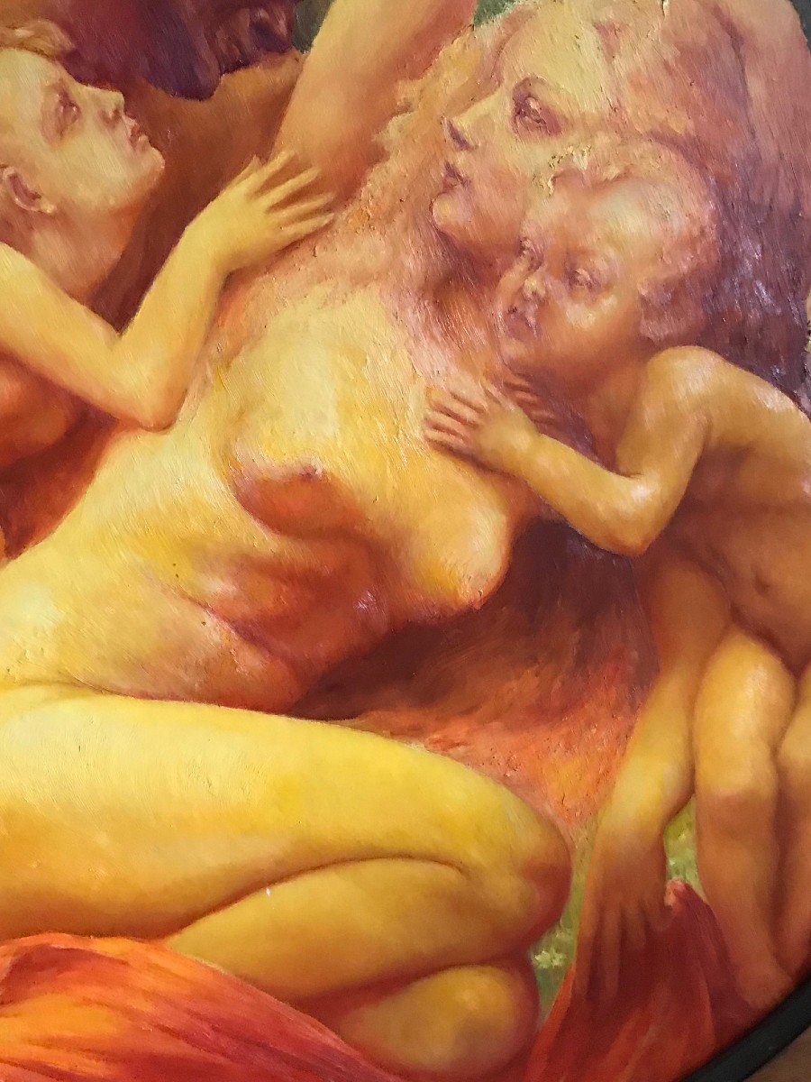 Grande Tableau Symbolique Karel Van Belle-photo-4