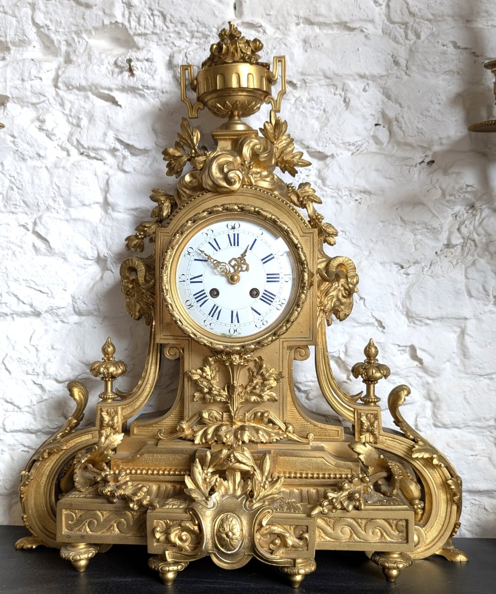 Belle Garniture De Cheminée d'Epoque Nap III-photo-5