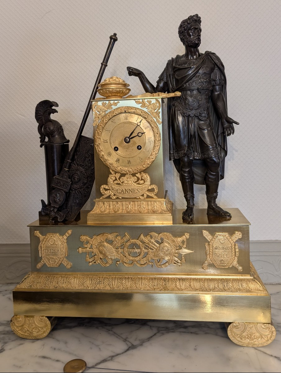Empire Period Clock By Pierre-françois Feucher (1737-1823)  At The Blue Room Of The White House