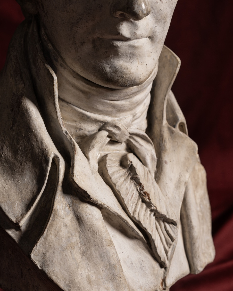 Glazed Terracotta Portrait Of Gaetano Filangeri -photo-2