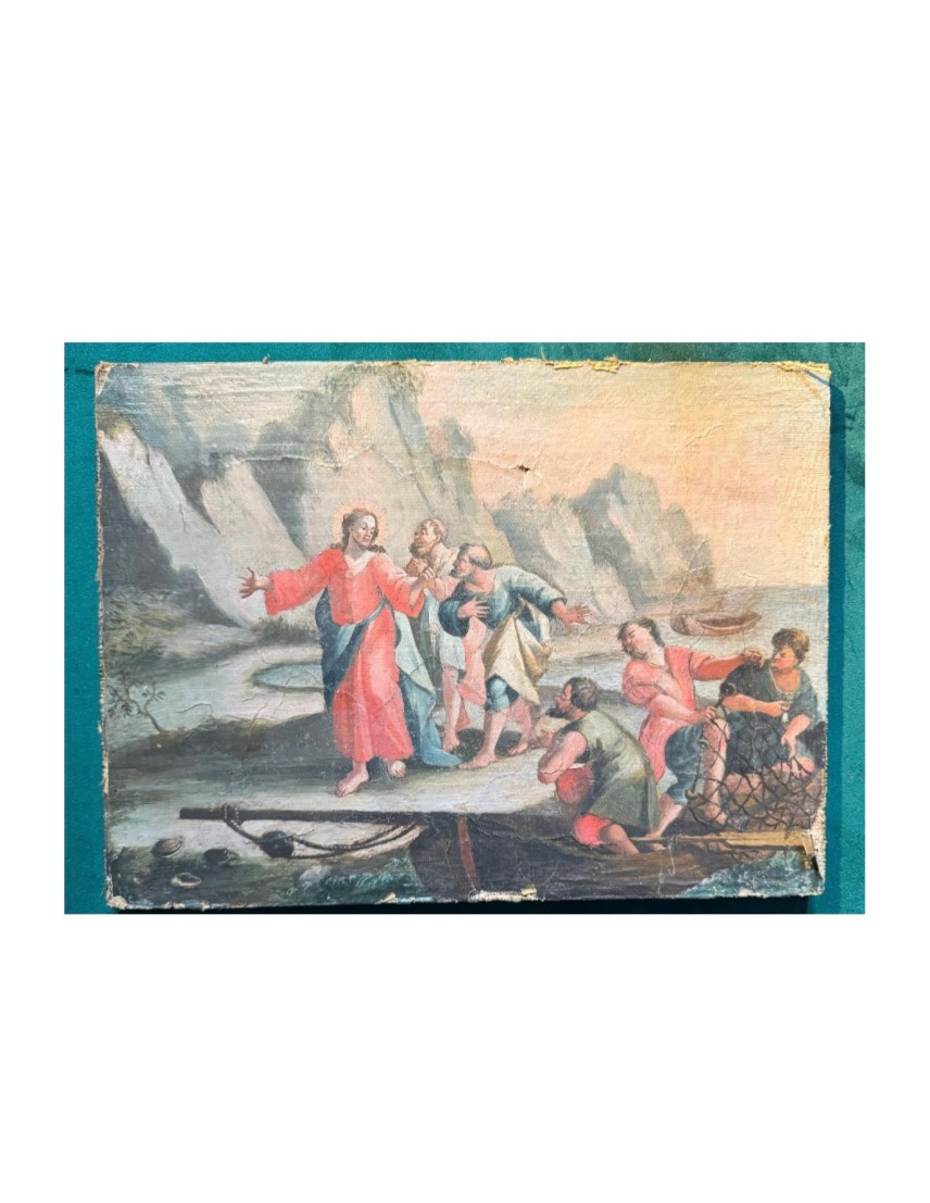 Scène Représentant l'Hommage Du Christ, école Toscane 
