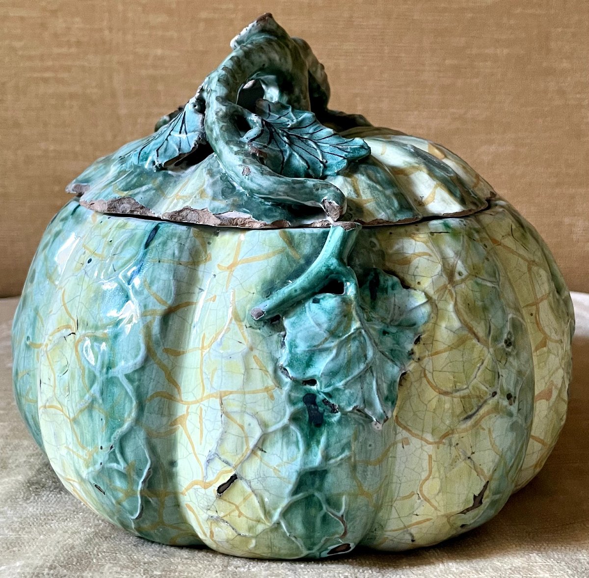 Gourde En Maiolica. -photo-2