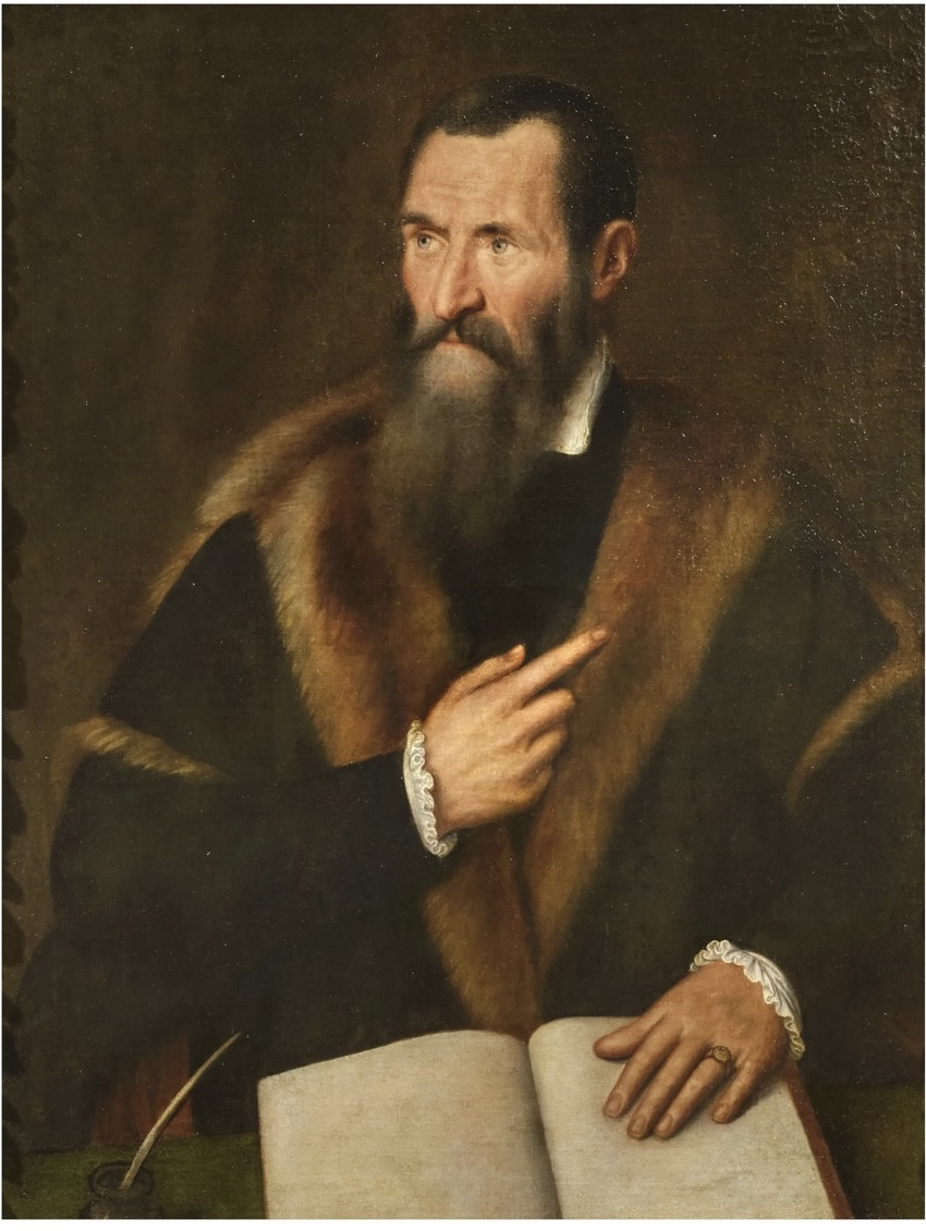 Venetian School, 17th Century Portrait Of A Notable Oil On Canvas, 98 × 74 Cm