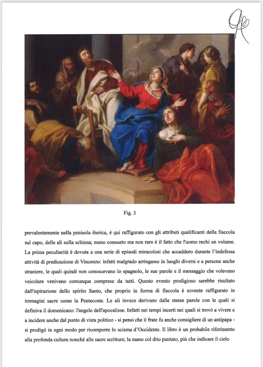 Saint Vincent Ferrier École de l’Italie du Nord, XVIIIe siècle Huile sur toile, 75 x 62 cm-photo-3