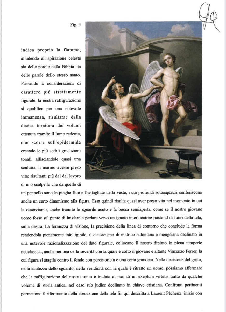 Saint Vincent Ferrier École de l’Italie du Nord, XVIIIe siècle Huile sur toile, 75 x 62 cm-photo-4