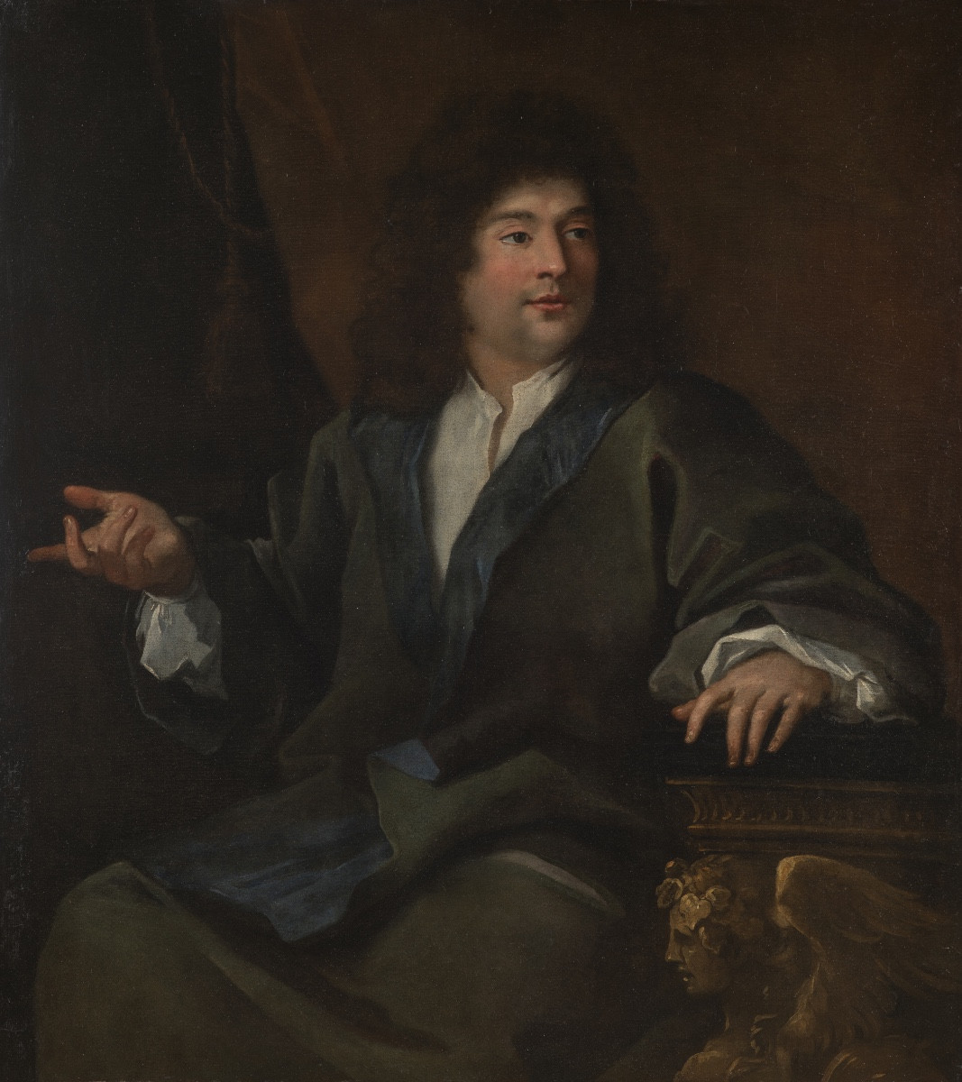 Portrait Of A Gentleman In A Dressing Gown By Giuseppe Passeri, 17th Century