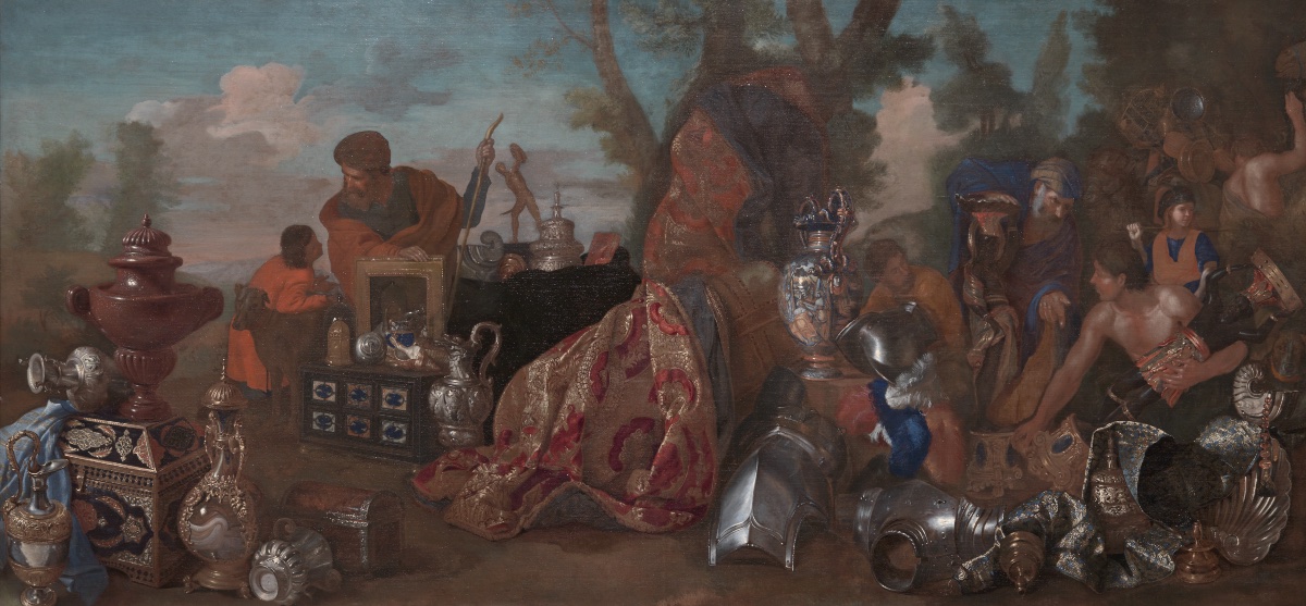 Butin avec des trophées militaires-photo-2