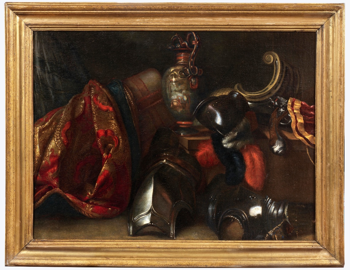 Butin avec des trophées militaires