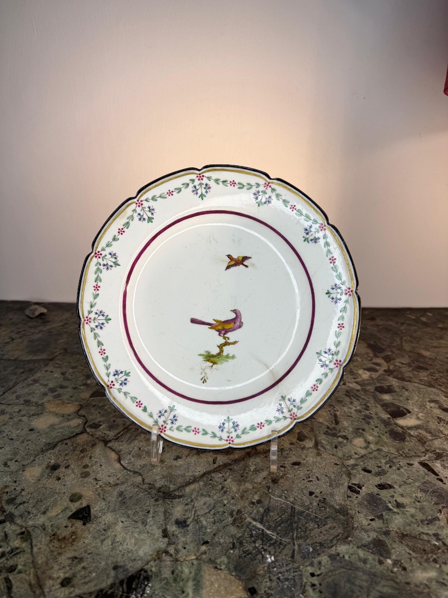 Assiette de la Manufacture royale de porcelaine de Naples
