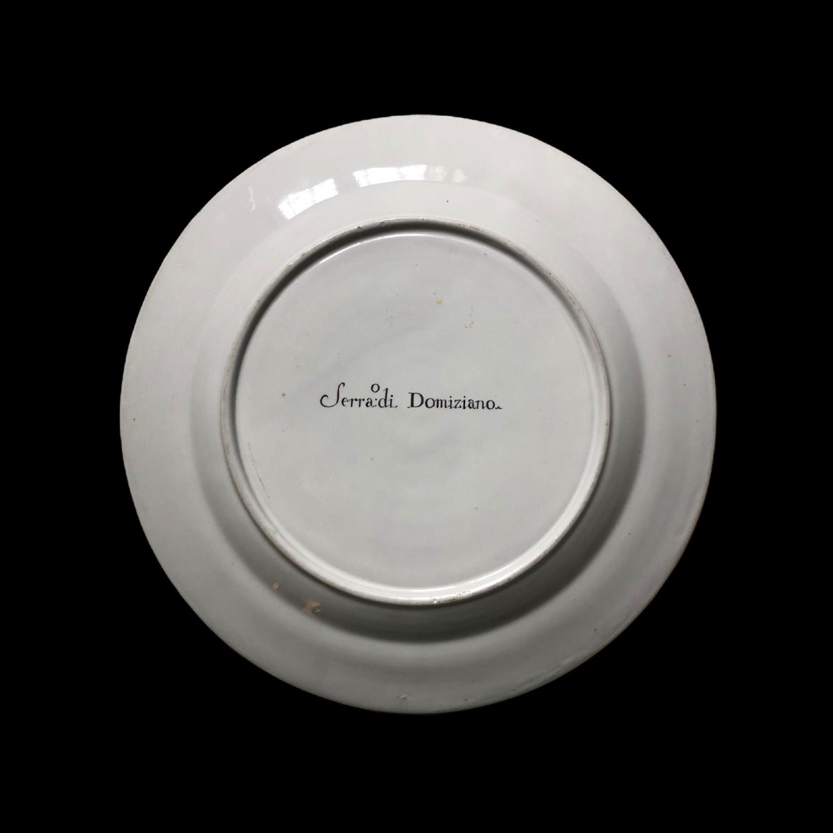 Groupe de six assiettes en porcelaine, Manufacture Ginori, en Douche, vers 1780.-photo-3