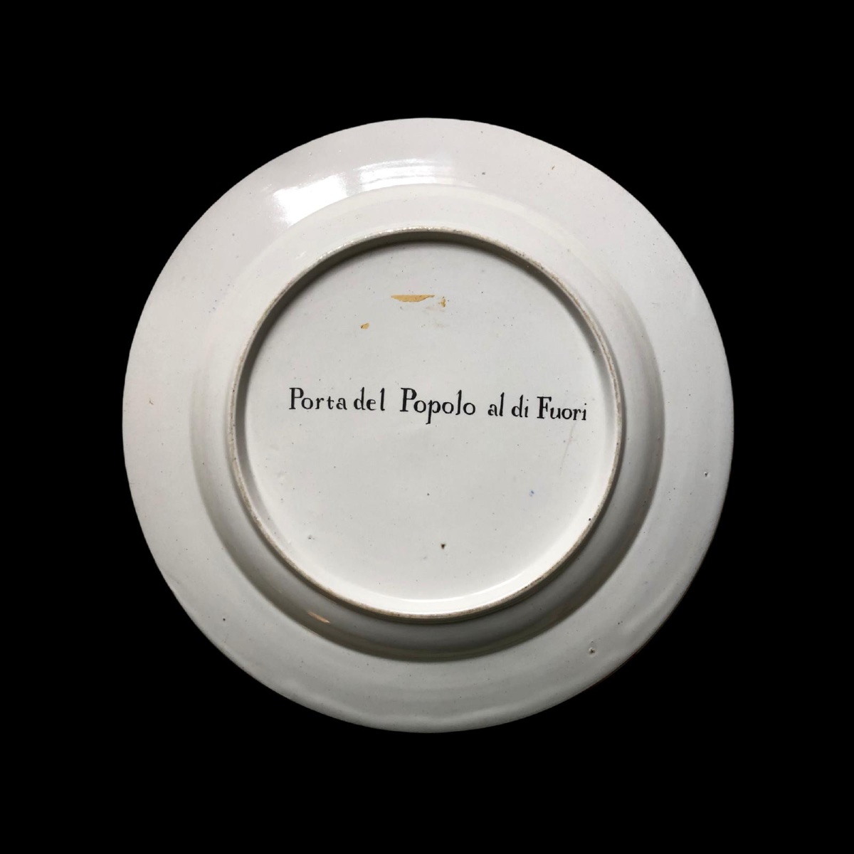 Groupe de six assiettes en porcelaine, Manufacture Ginori, en Douche, vers 1780.-photo-3