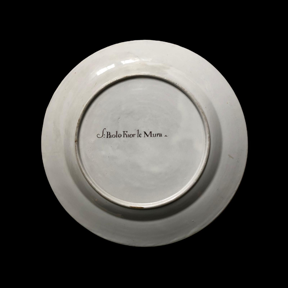 Groupe de six assiettes en porcelaine, Manufacture Ginori, en Douche, vers 1780.-photo-4