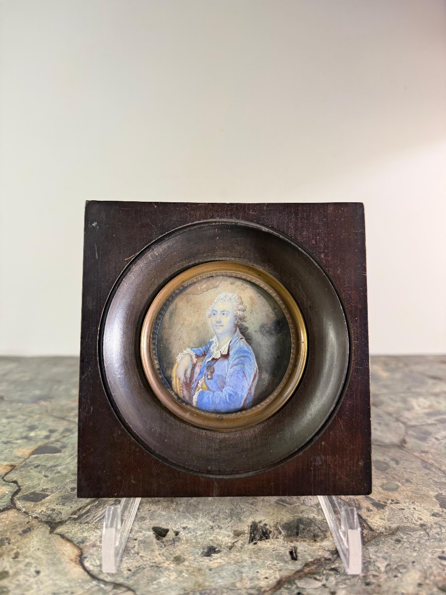 Miniature Portrait Of A Knight Of Malta, Ca. 1770