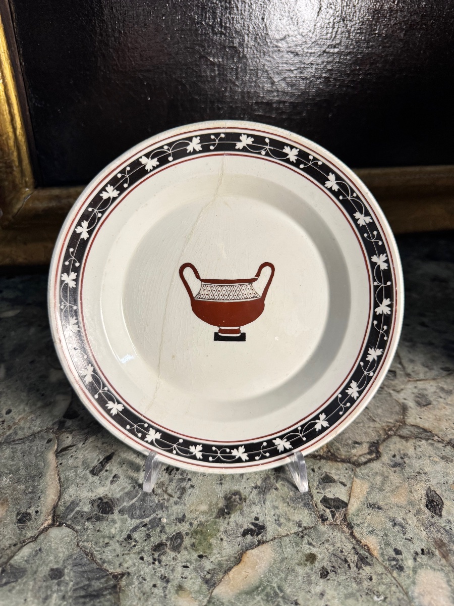 A 13-piece Porcelain Dinner Service By Manifattura Giustiniani With Etruscan Decoration, Naples, 19th Century-photo-6
