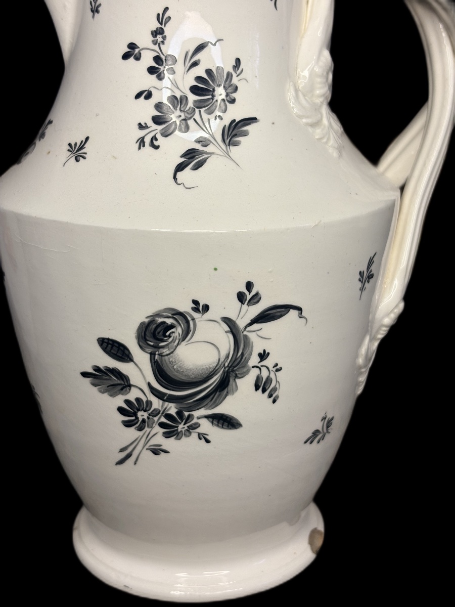 Pichet en porcelaine « Zum Andenken », décor polychrome — Allemagne/Autriche, XIXe siècle-photo-1