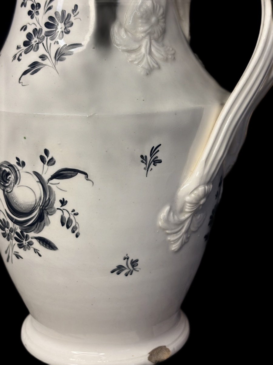 Pichet en porcelaine « Zum Andenken », décor polychrome — Allemagne/Autriche, XIXe siècle-photo-2