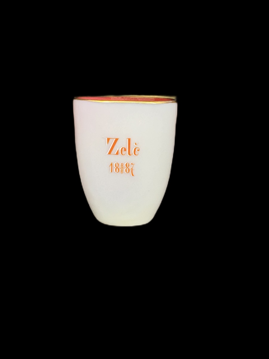 Antique Blown-glass Vase From Bohemia, Made By The Zelč Glassworks, Dated 1887.-photo-4