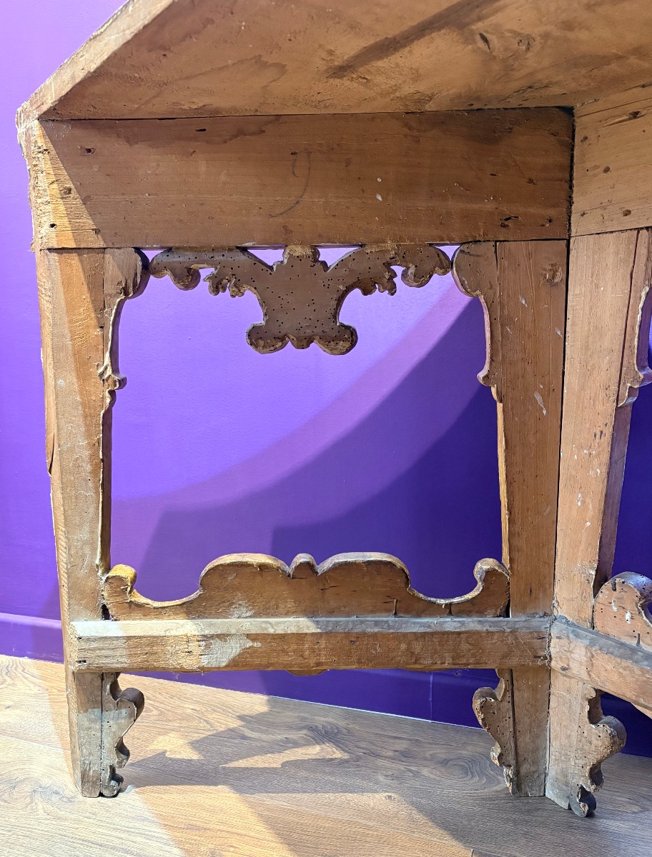 Paire de consoles de la région des Marches, Italie, XVIIIe siècle-photo-2