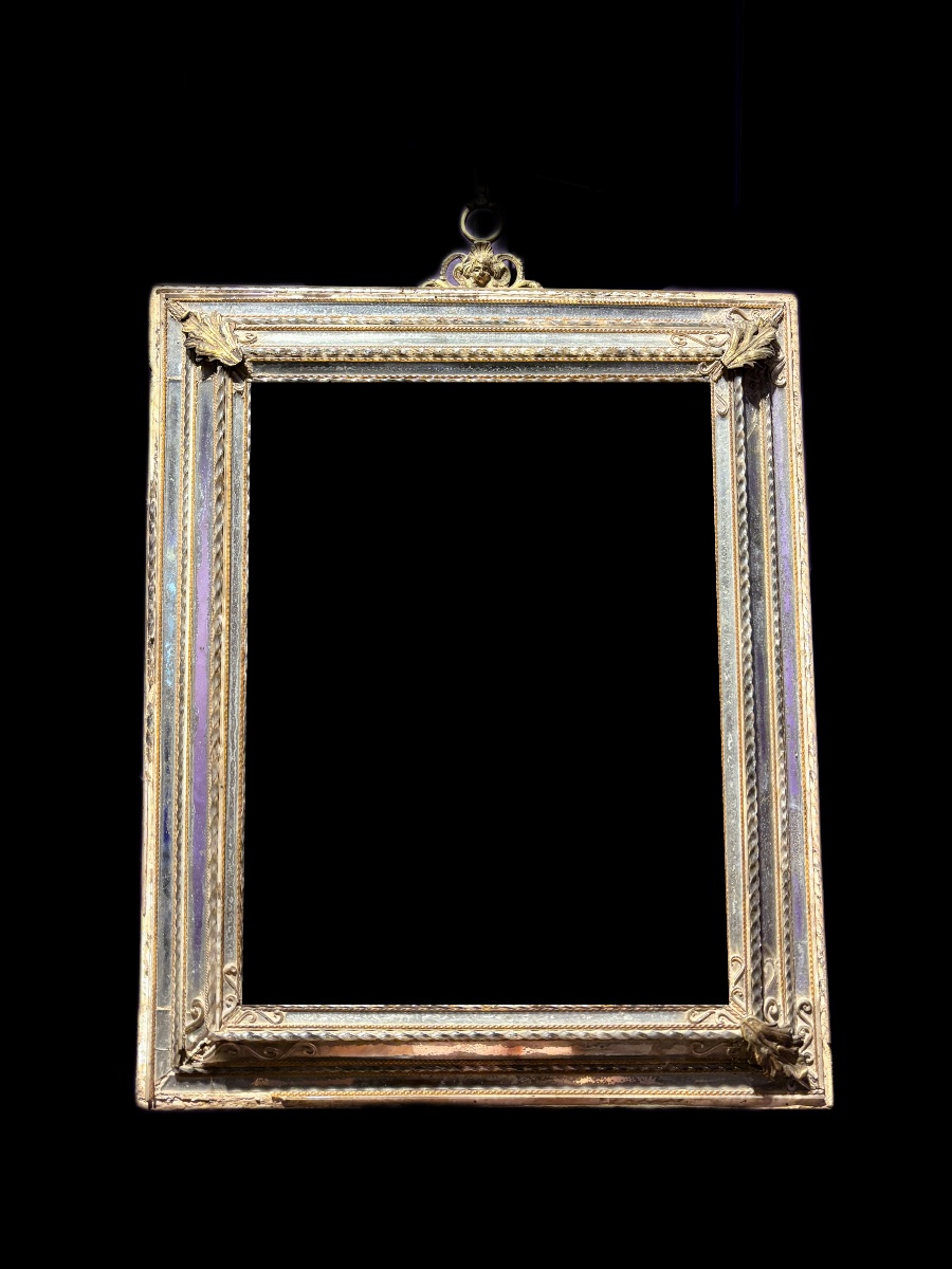Pair Of Roman Side Mirrors, 18th Century-photo-2