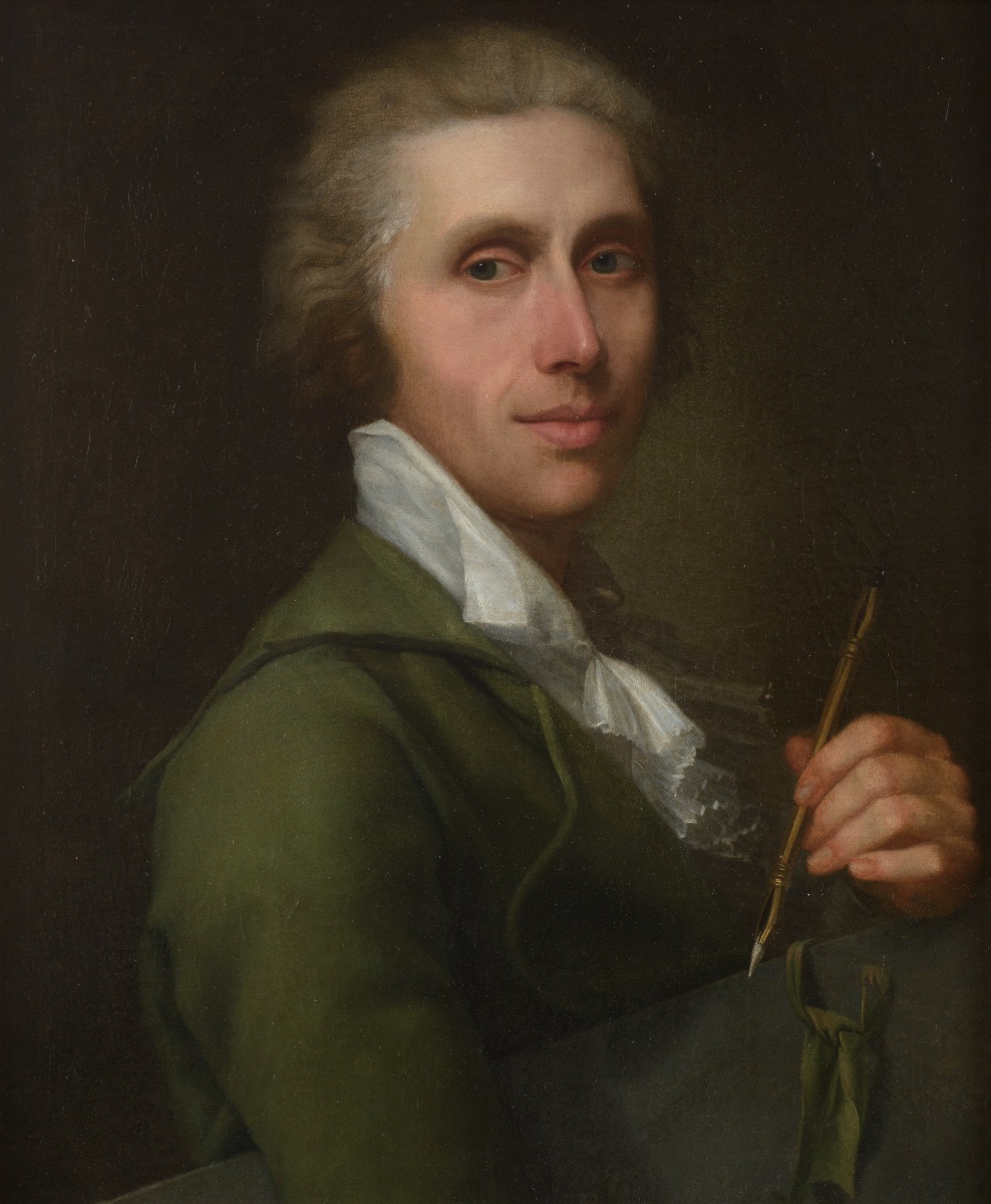 Portrait d'un architecte avec ses outils de travail, Giovanni Battista Lampi (1751-1830)-photo-2