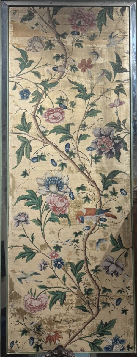 Pair Of Antique Chinese Panels, Qing Dynasty, 18th–19th Century-photo-3