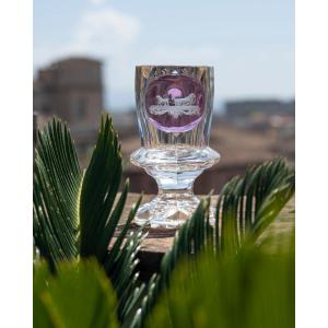 Coupe en cristal, 1820–1830, provenance : marquis del Carretto.