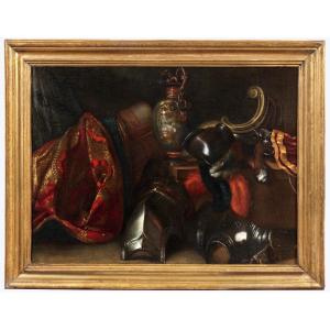 Butin avec des trophées militaires