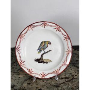 Assiette royale de la manufacture de porcelaine de Naples