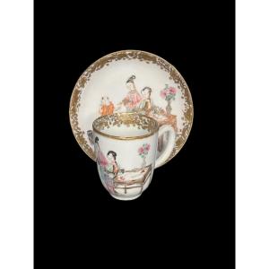 Porcelain Cup And Saucer, "east India Company," China, 18th–19th Century