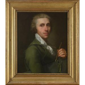 Portrait Of An Architect With His Tools Of The Trade, Giovanni Battista Lampi (1751–1830)