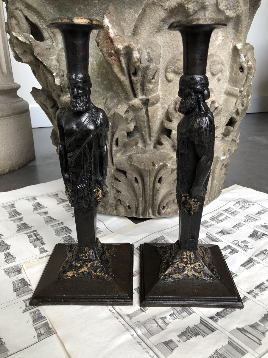 Berlin Iron Candlesticks-photo-2