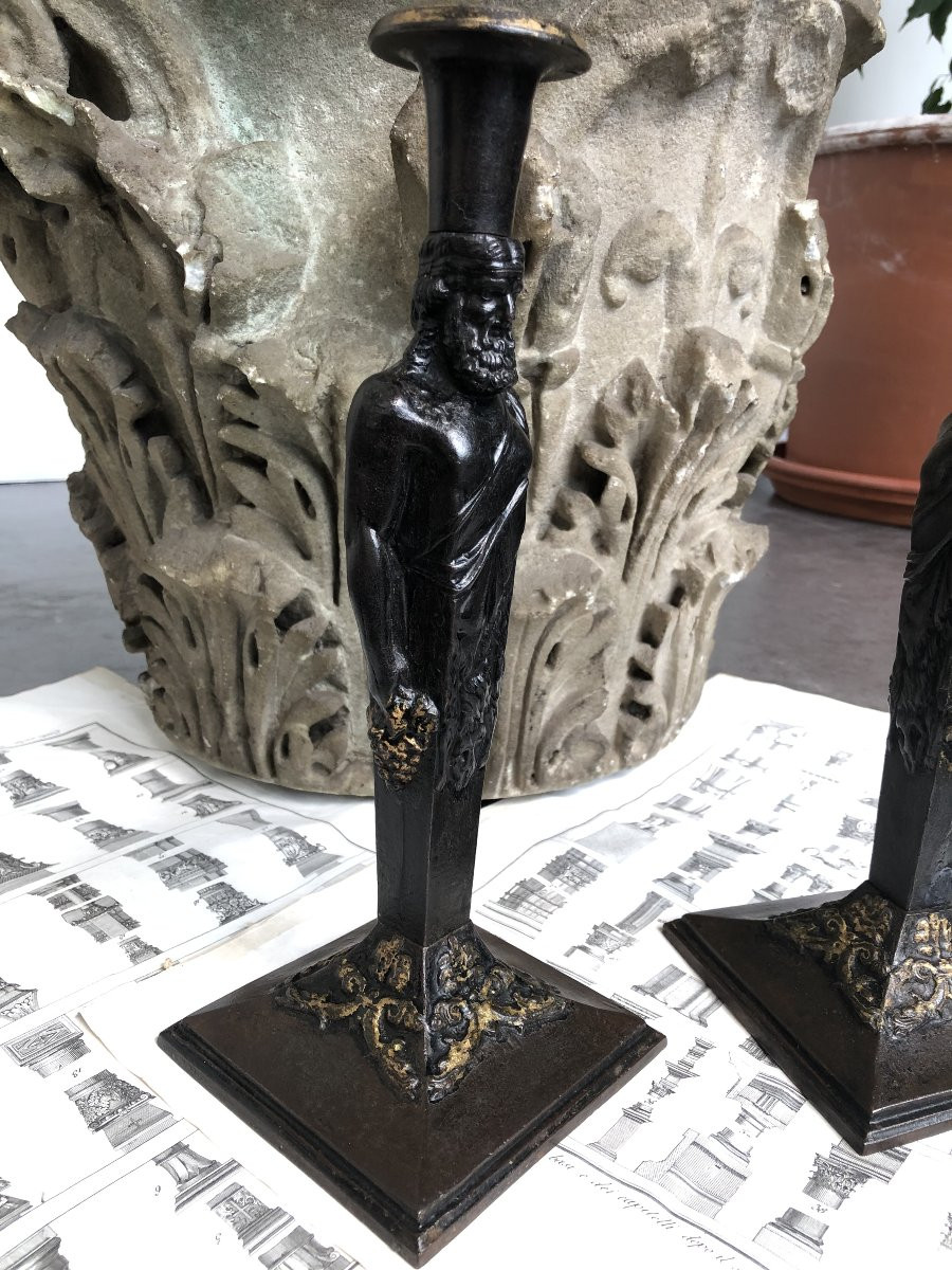 Berlin Iron Candlesticks-photo-3