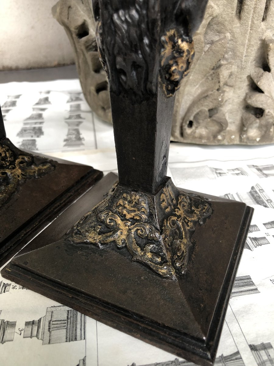 Berlin Iron Candlesticks-photo-2