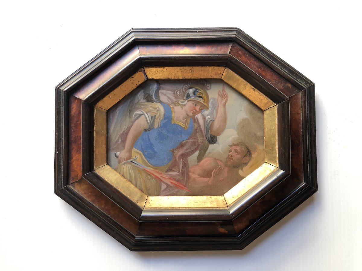 Cadres Italiens Scenes Religieuses -photo-3