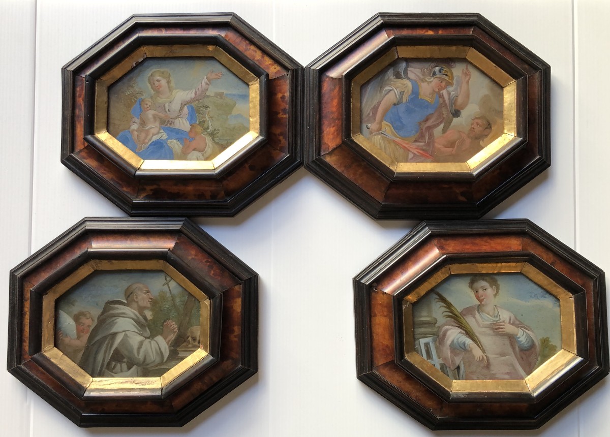 Cadres Italiens Scenes Religieuses 