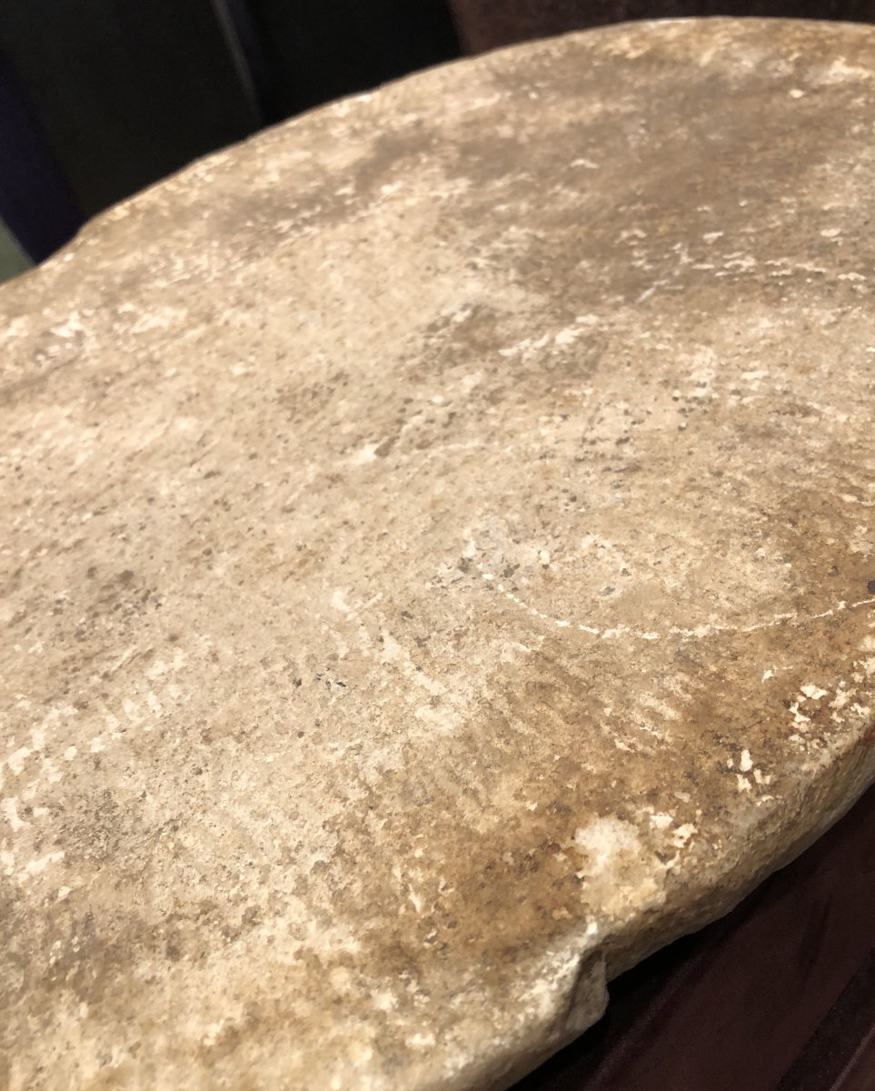 Marble Profile Portrait Of Emperor Tiberius-photo-3