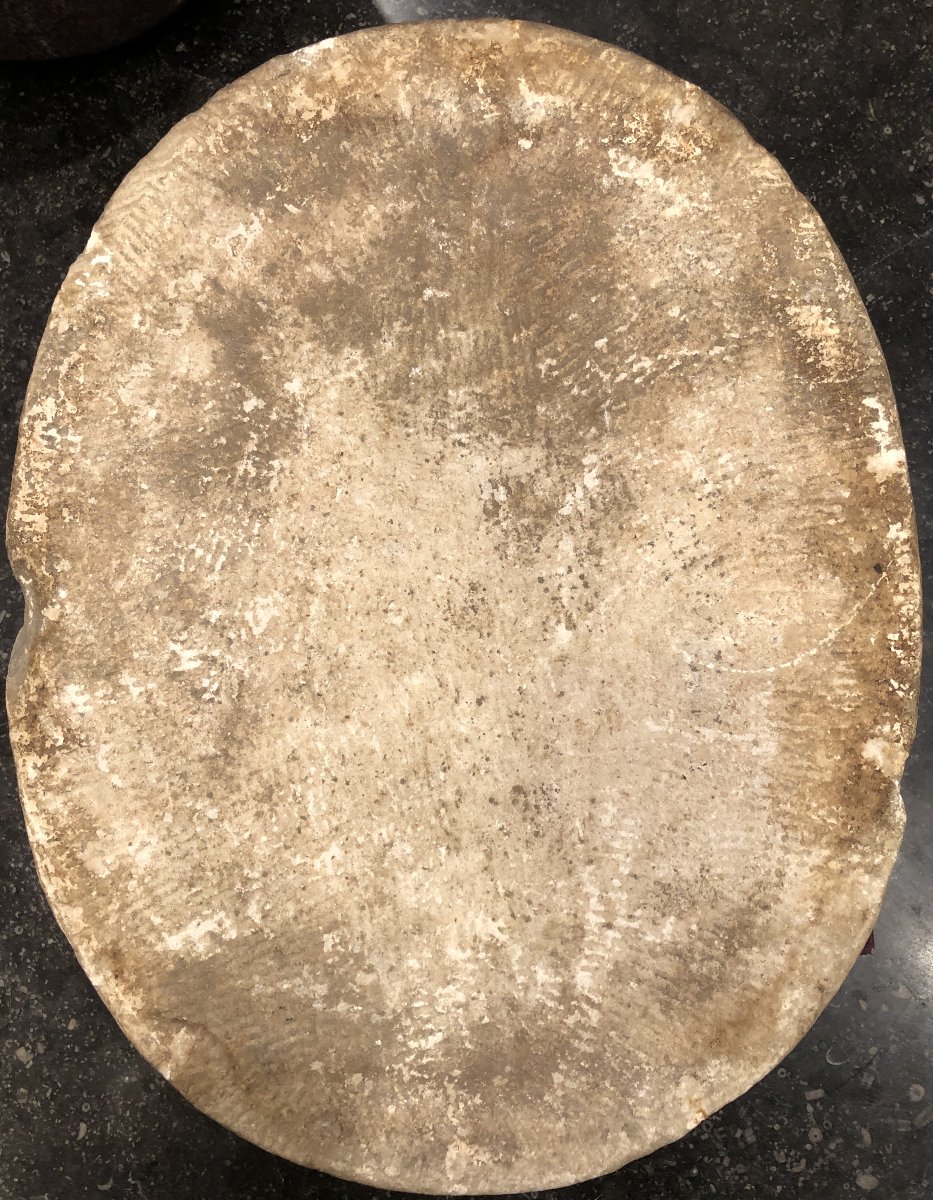 Marble Profile Portrait Of Emperor Tiberius-photo-4