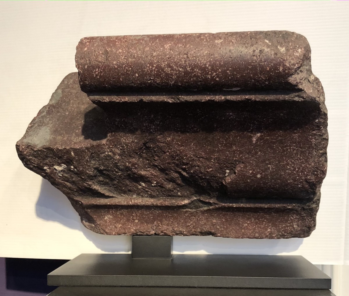 Fragment Sarcophagus Egyptian Porphyry