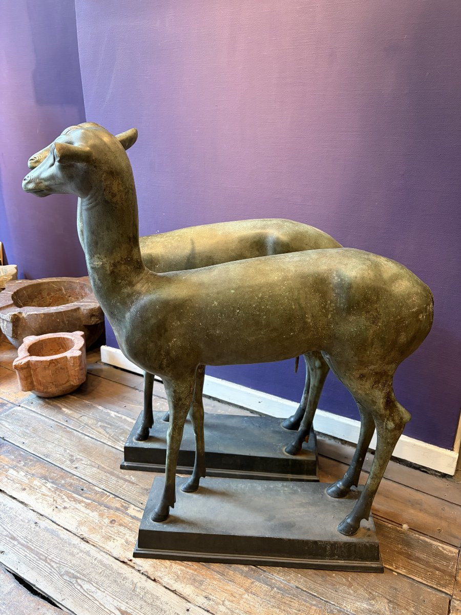 Italian Bronze Deers-photo-2