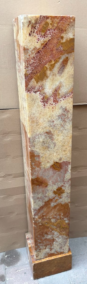 Art Deco Column Alabaster