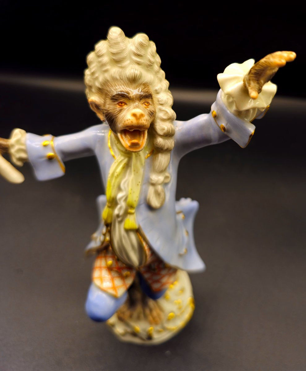 Meissen Monkey Conductor-photo-2