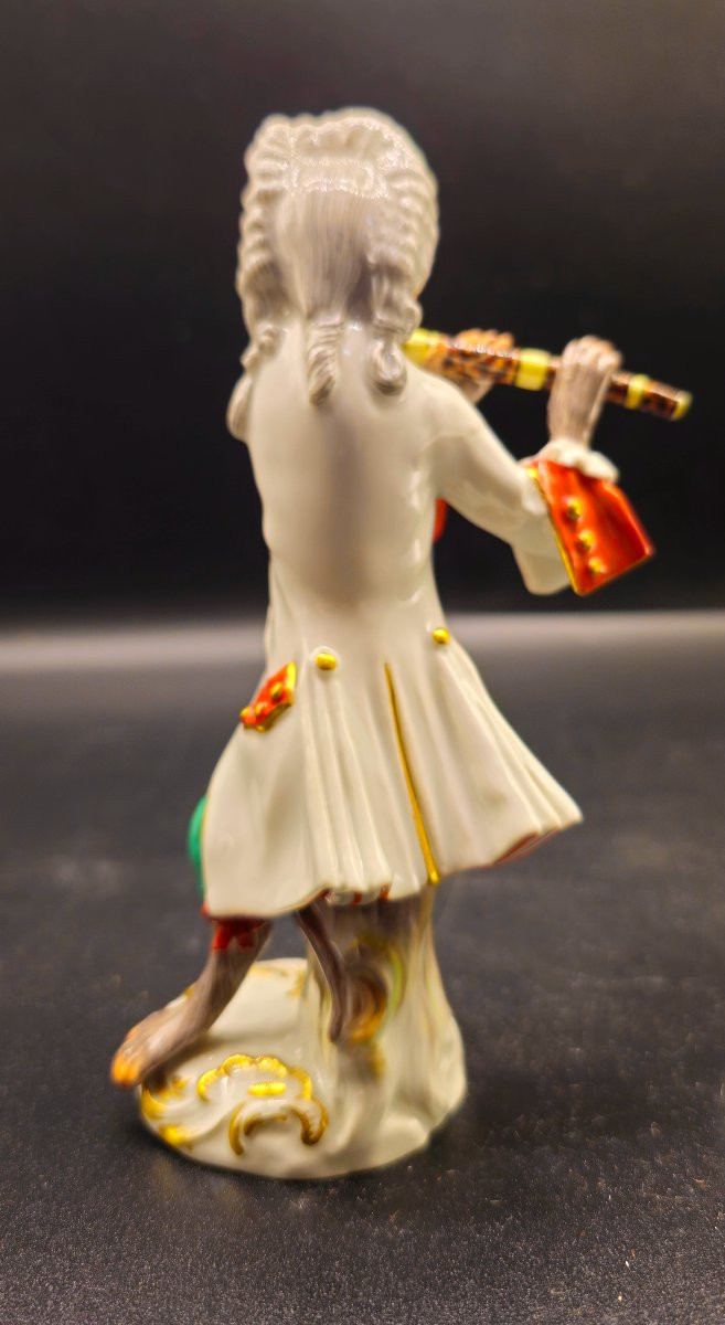 Singe joueur de flûte de Meissen-photo-2