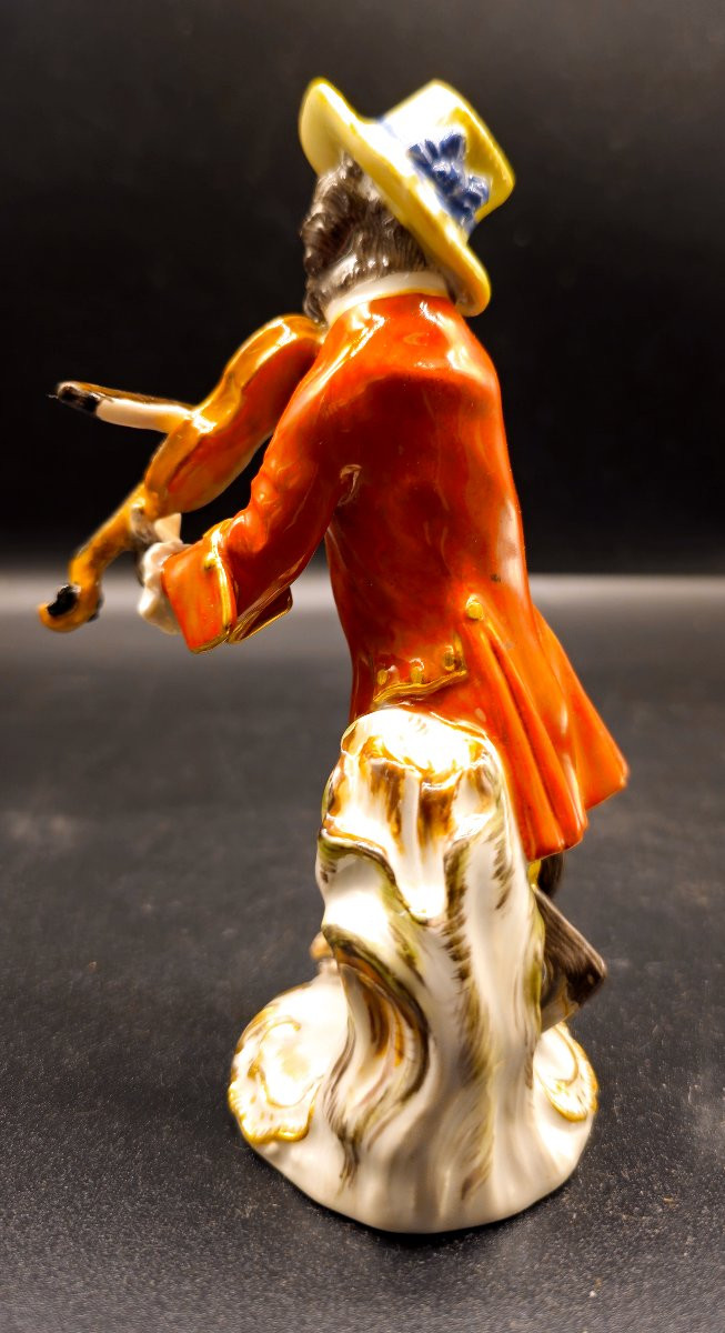 Meissen Violinist Monkey-photo-3