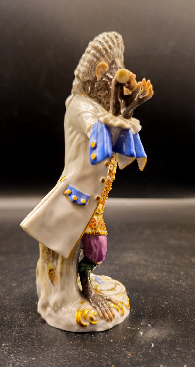 Singe joueur de flûte de Meissen-photo-3