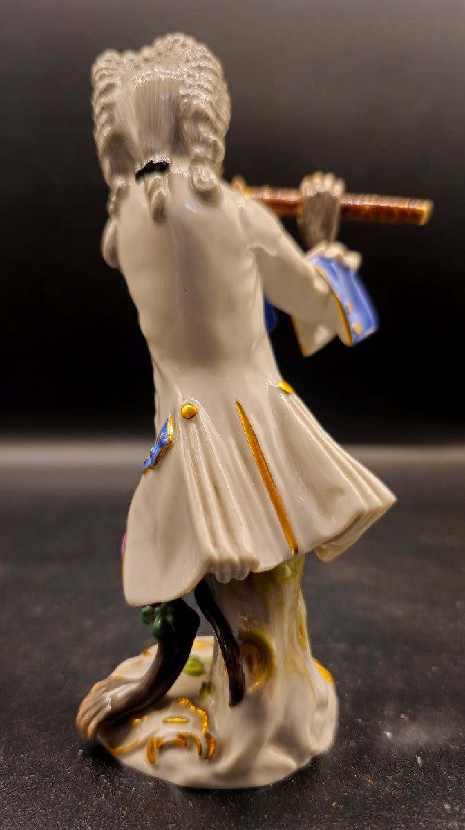 Singe joueur de flûte de Meissen-photo-4