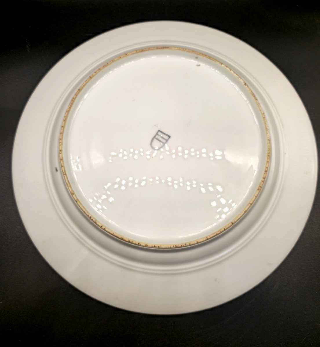 Assiette de la Manufacture Impériale de Vienne 35 cm-photo-1