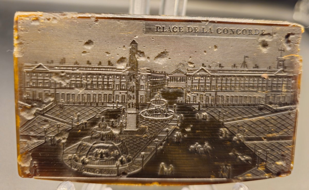 Snuffbox Depicting Napoleon And Place De La Concorde-photo-2